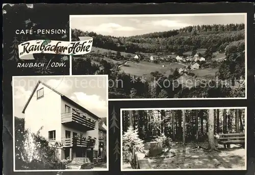 Raubach Odenwald Cafe Pension Raubacher Hoehe Naturpark Kat. Rothenberg