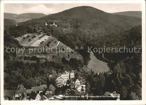 Jugenheim Seeheim Jugenheim Erholungsheim Deutsche Bank Luftkurort Fliegeraufnahme Kat. Seeheim Jugenheim Bergstrasse