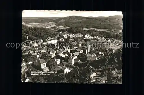 Lindenfels Odenwald Panorama Hoehenluftkurort Perle des Odenwaldes Kat. Lindenfels