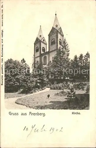 Arenberg Koblenz Kirche  Kat. Koblenz