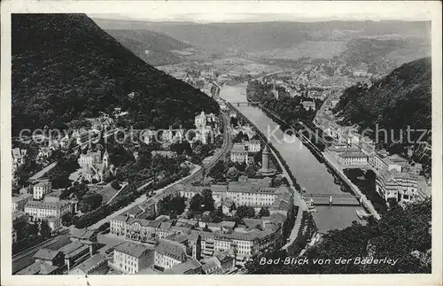 Bad Ems Blick von der Baederley  Kat. Bad Ems