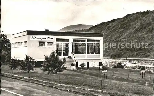 Kamp Bornhofen Cafe Restaurant Rheinpavillon Kat. Kamp Bornhofen