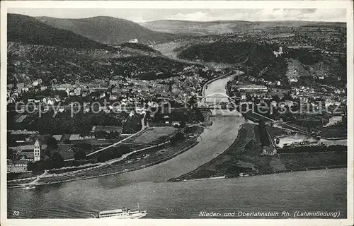 Niederlahnstein Oberlahnstein Lahnmuendung Kat. Lahnstein