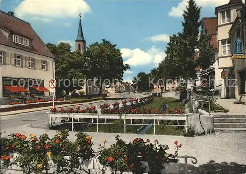 Bad Duerrheim Strassenpartie mit Lebensmittelgeschaeft Kat. Bad Duerrheim