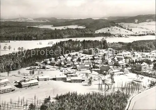 Neutrauchburg Luftaufnahme im Winter Kat. Isny im Allgaeu