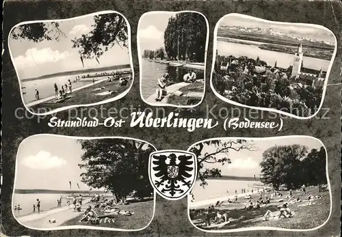 ueberlingen Bodensee mit Strandleben Kat. ueberlingen