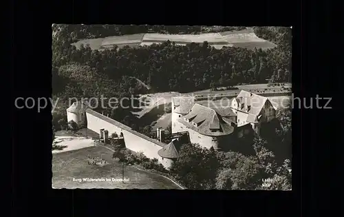 Leibertingen Luftaufnahme von Burg Wildenstein Kat. Leibertingen