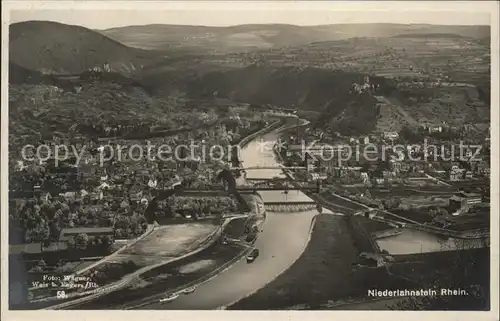 Niederlahnstein Luftaufnahme Kat. Lahnstein