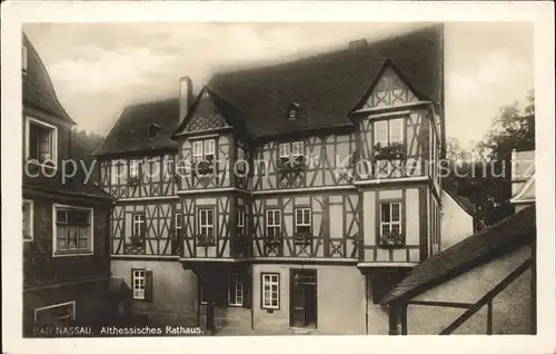 Nassau Lahn Althessisches Rathaus / Nassau /Rhein-Lahn-Kreis LKR