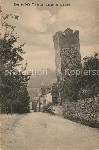 Dausenau Der Schiefe Turm Kat. Dausenau