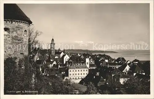 ueberlingen Bodensee See Panorama mit Alpen Kat. ueberlingen