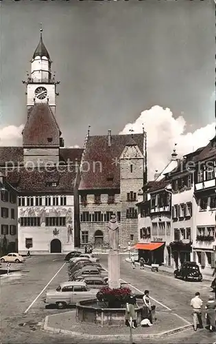 ueberlingen Bodensee St. Nikolaus Muenster Rathaus Pfennigturm Kat. ueberlingen