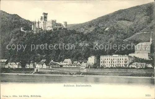 Koblenz Rhein Schloss Stolzenfels Kat. Koblenz