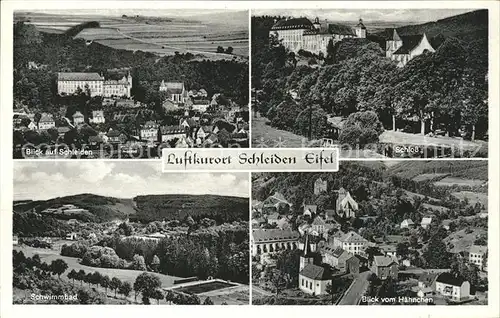 Schleiden Eifel Schloss Schwimmbad Schleiden  / Schleiden /Euskirchen LKR