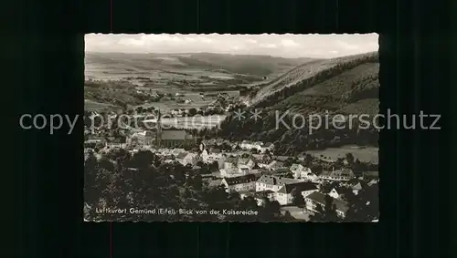Gemuend Eifel Panorama von Kaisereiche Kat. Schleiden