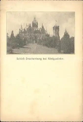 Koenigswinter Schloss Drachenburg Kat. Koenigswinter