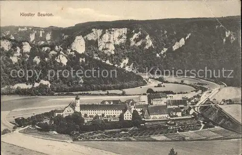 Beuron Donautal Fliegeraufnahme Kloster / Beuron /Sigmaringen LKR