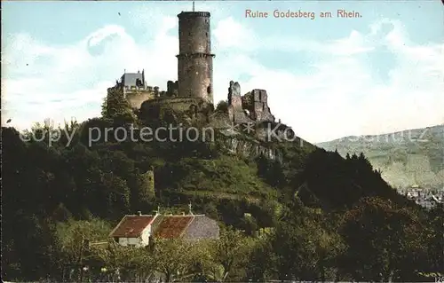 Bad Godesberg Ruine Kat. Bonn