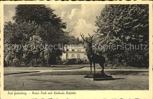 Bad Godesberg Neuer Park mit Kurhaus Redoute Kat. Bonn