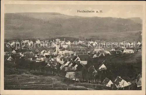 hf14098 Heidenheim Mittelfranken Panorama Kategorie. Heidenheim Alte Ansichtskarten