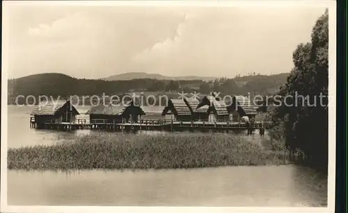 Unteruhldingen Pfahlbauten Kat. Uhldingen Muehlhofen