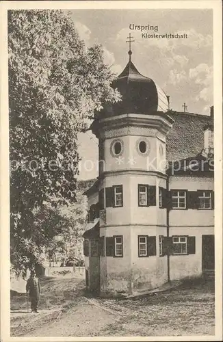 Schelklingen Urspring Klosterwirtschaft Kat. Schelklingen