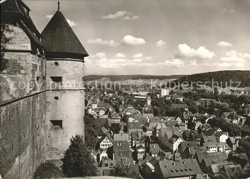 hf14209 Heidenheim Brenz Panorama vom Schloss aus Kategorie. Heidenheim an der Brenz Alte Ansichtskarten