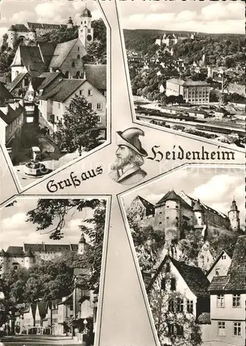 hf14216 Heidenheim Brenz Ansichten Schloss Kategorie. Heidenheim an der Brenz Alte Ansichtskarten