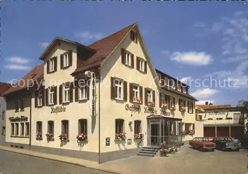 Laichingen Gasthaus Ratstube Helmut Krehl Kat. Laichingen