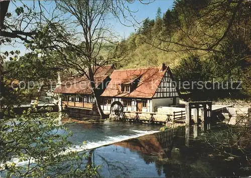 Blaubeuren Hammerschmiede am Blautopf Kat. Blaubeuren