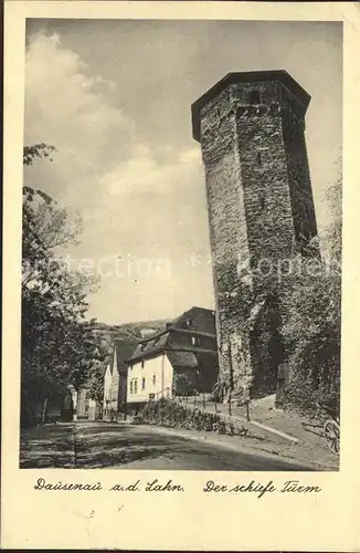 Dausenau Der schiefe Turm Kat. Dausenau