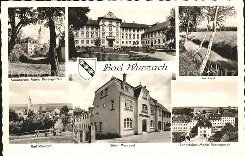 Bad Wurzach Sanatorium Maria Rosengarten Moorbad Im Ried Kat. Bad Wurzach
