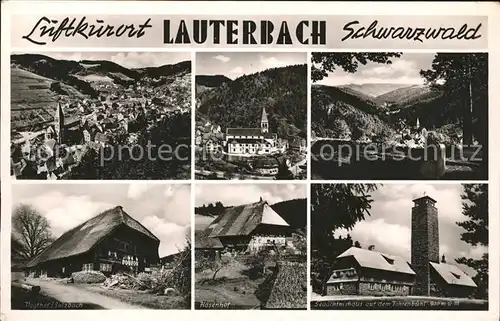 Lauterbach Schwarzwald Ansichten Kat. Lauterbach
