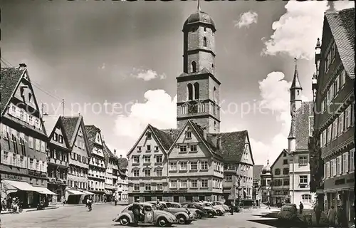 Biberach Riss Marktplatz Autos Kat. Biberach an der Riss