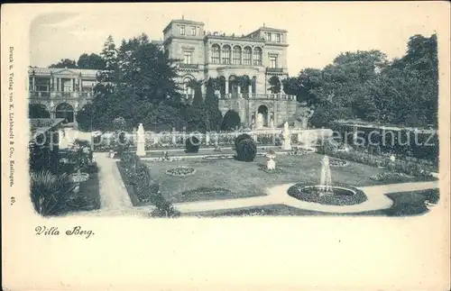 Stuttgart Villa am Berg Kat. Stuttgart