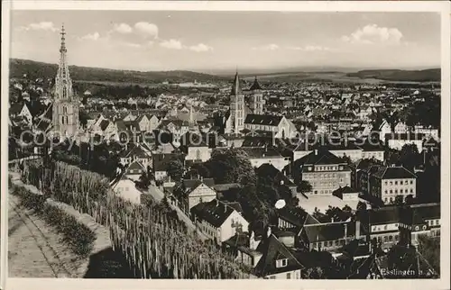 Esslingen Neckar Panorama Kat. Esslingen am Neckar