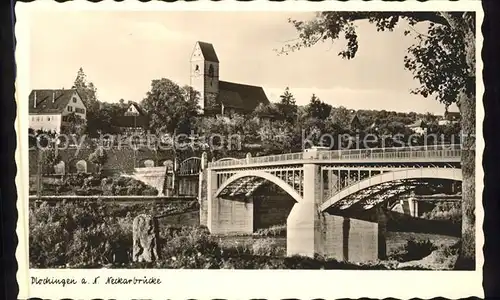 Plochingen Neckarbruecke Kat. Plochingen