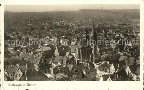 Esslingen Neckar Panorama Kat. Esslingen am Neckar