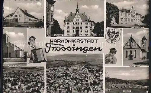 Trossingen Harmonikastadt Wappen Kat. Trossingen