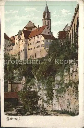 Rottweil Neckar Werbekarte Hiliocolor Kat. Rottweil