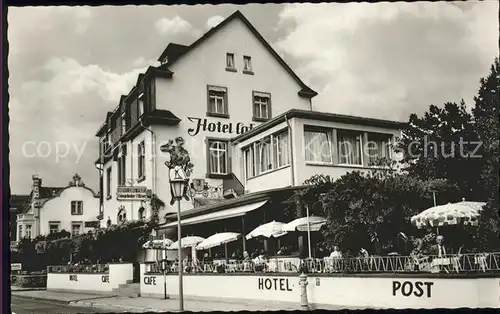 Assmannshausen Hotel Cafe Post  / Ruedesheim am Rhein /
