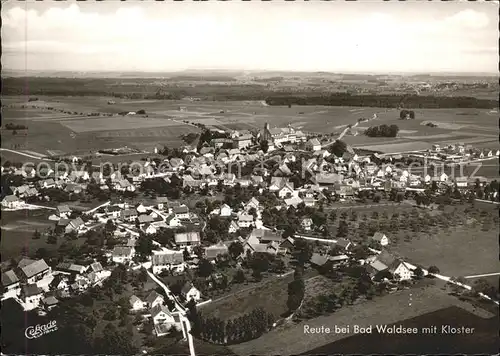 Reute Bad Waldsee Kloster Fliegeraufnahme Kat. Bad Waldsee