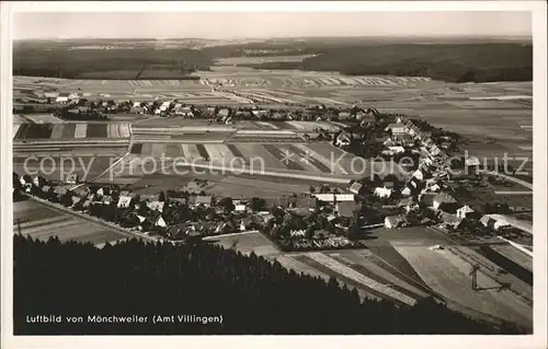 Moenchweiler Fliegeraufnahme Kat. Moenchweiler