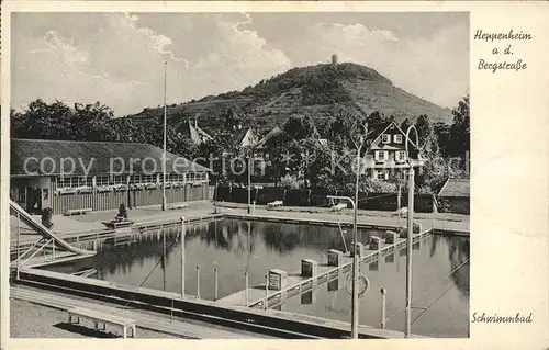 Heppenheim Bergstrasse Schwimmbad Kat. Heppenheim (Bergstrasse)