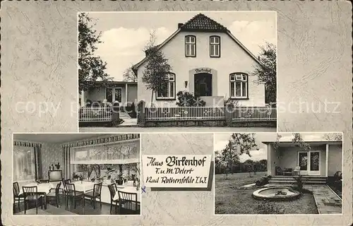 Bad Rothenfelde Haus Birkenhof Kat. Bad Rothenfelde