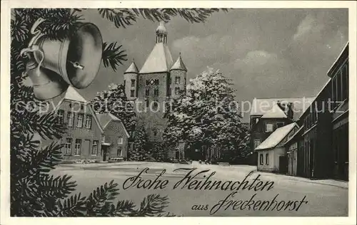 Freckenhorst Frohe Weihnachten Glocke Kat. Warendorf