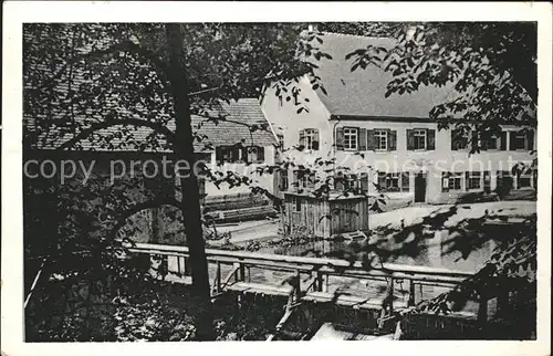 Wimsen Gasthaus zur Friedrichshoehle Kat. Hayingen