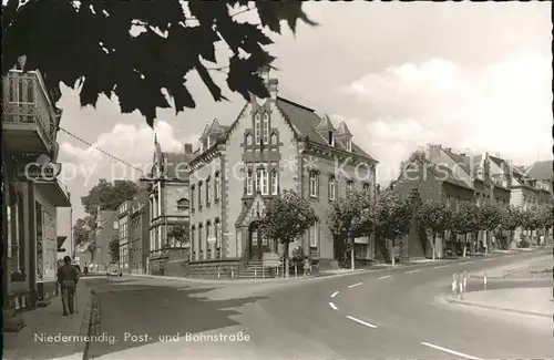 Niedermendig Koblenz Post  Bahnhofstr. Kat. Mendig