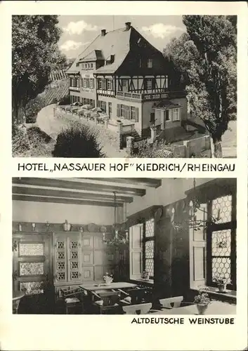 Kiedrich Hotel Nassauer Hof Kat. Kiedrich