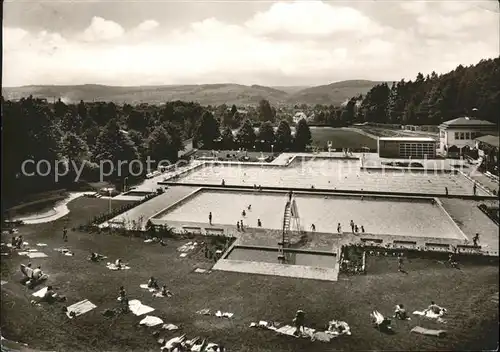 Michelstadt Schwimmbad Fliegeraufnahme Kat. Michelstadt